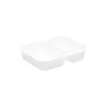 Barquette CPET Mapcor blanc 2comp 227x178x50mm